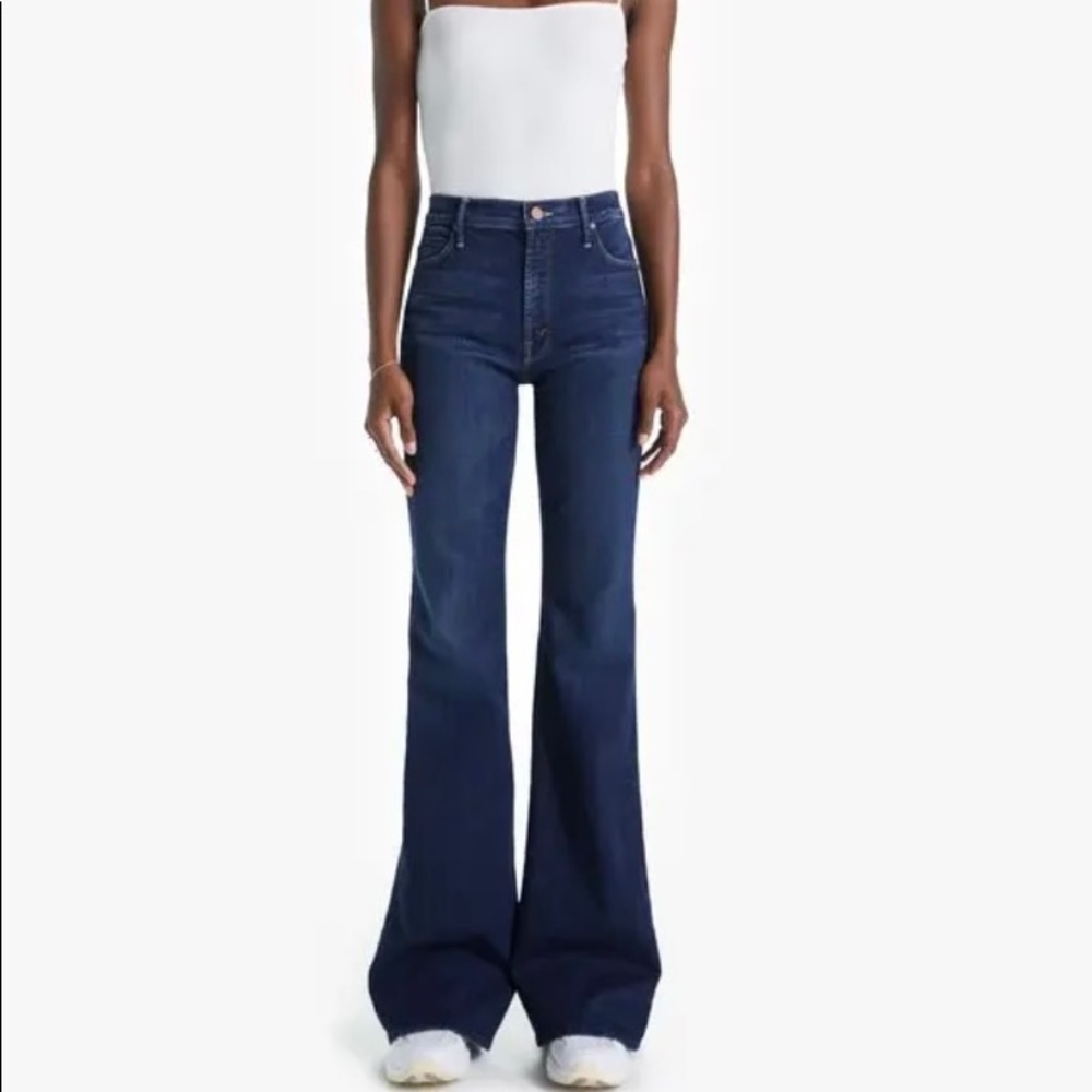 Mother The Doozy Flare Frayed Jeans